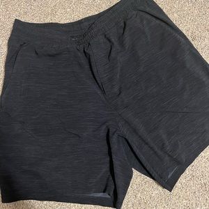 Black Lululemon pace breaker 7 inch shorts